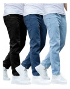 Kit Calças Jeans Masculina Skinny com Elastano