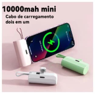 Carregador Portátil Mini Power Bank 10000mAh